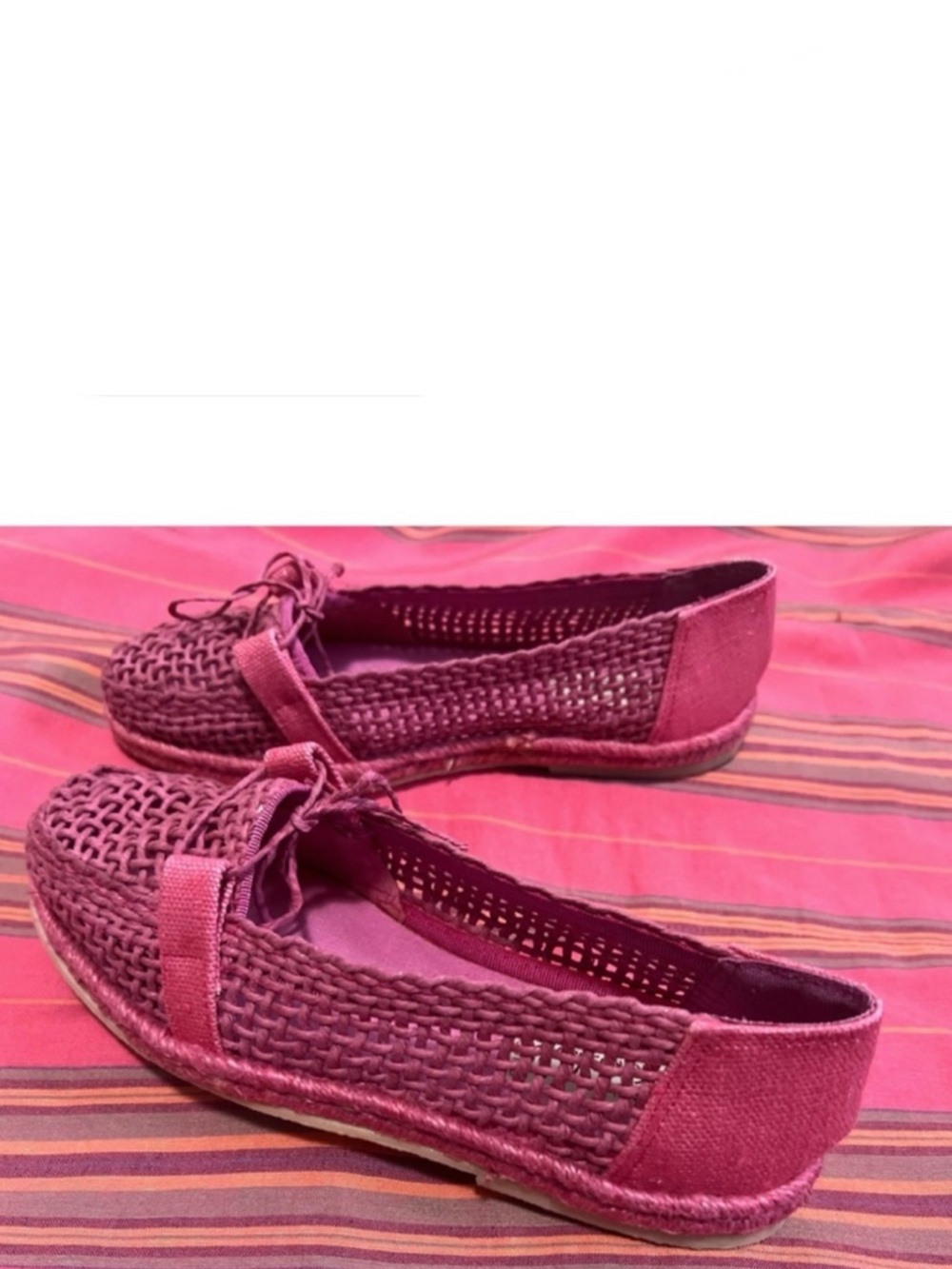 🆕High-End Luxury French Designed  Italian Crafted Vintage Espadrilles  – Size 38